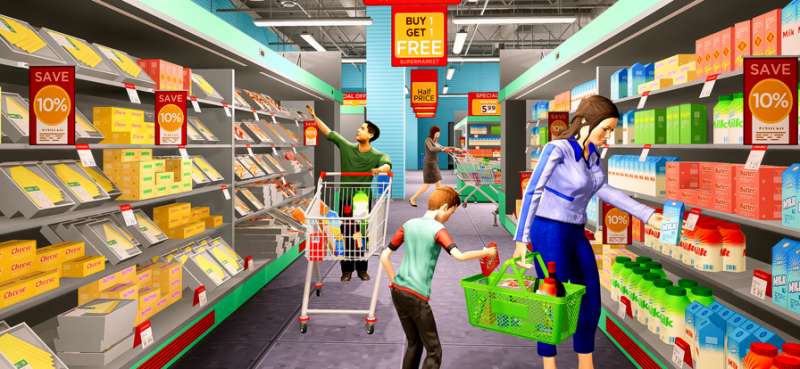 超市购物收银员女孩游戏 3Dios版4