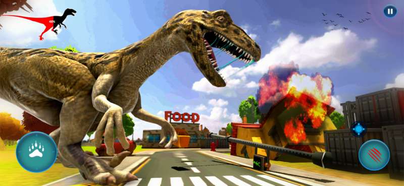 城市攻击横冲直撞:毁灭恐龙游戏 2022ios版1