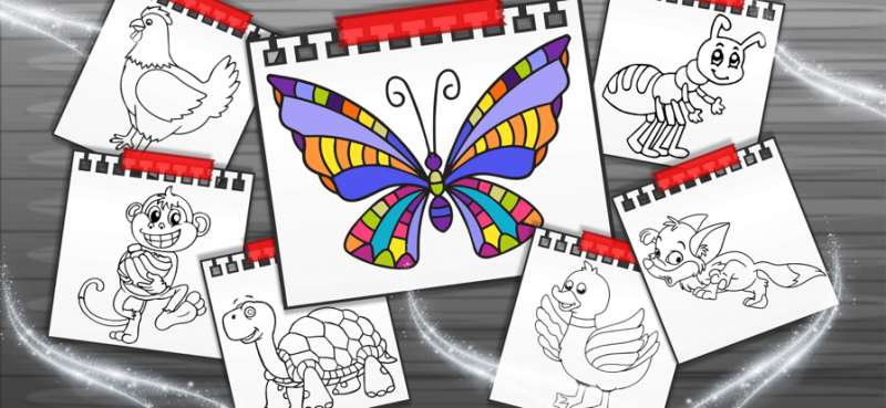 可爱的动物着色书乐趣ios版0