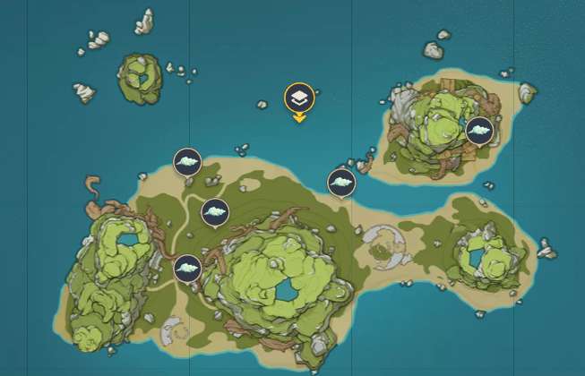 原神破破岛海螺在什么位置 原神破破岛海螺位置一览