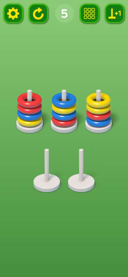 彩色箍游戏 : 戒指颜色排序游戏ios版2