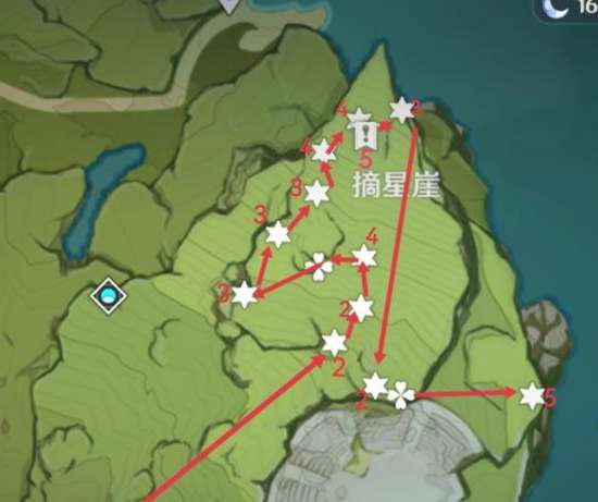 原神塞西莉亚花哪里多 原神塞西莉亚花采集路线图分享