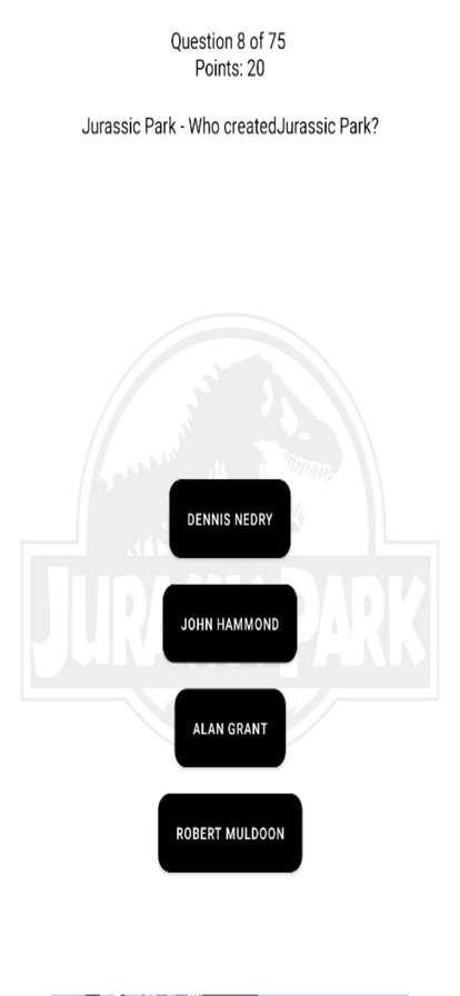 Jurassic Park Quizios版1