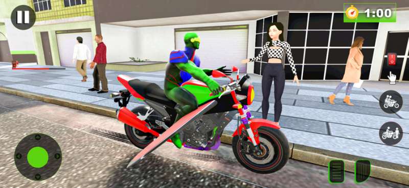 Flying Bike Spider Hero Gameios版2