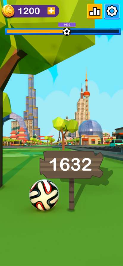Flick Soccer Kicking Gameios版1