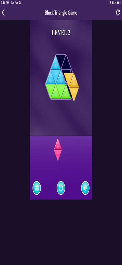 Triangle Block Puzzle Tangramios版5