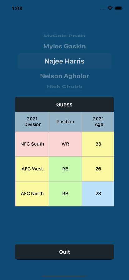 Fumble: Football Guessing Gameios版2