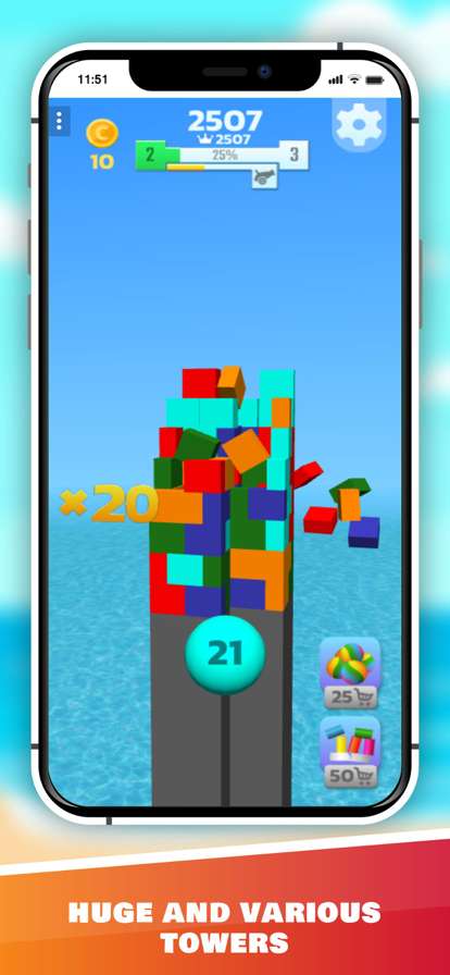 Tower Crush : 3D Block Worldios版1