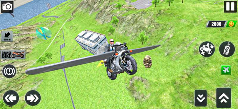 Flying Bike: Taxi Simulatorios版4