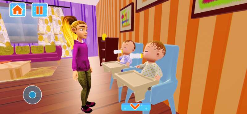 Twins Daycare Babysitter Gameios版4