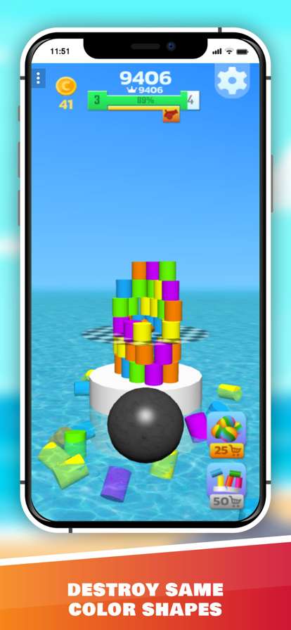 Tower Crush : 3D Block Worldios版3
