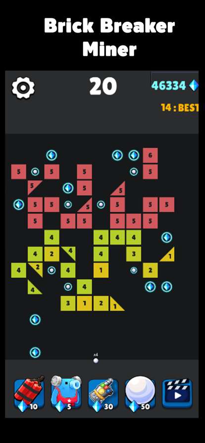 Brick Breaker Minerios版1