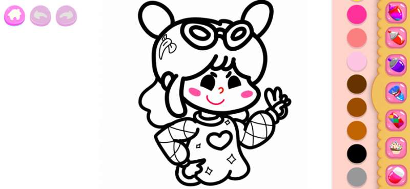 Cute toca :Coloringios版1