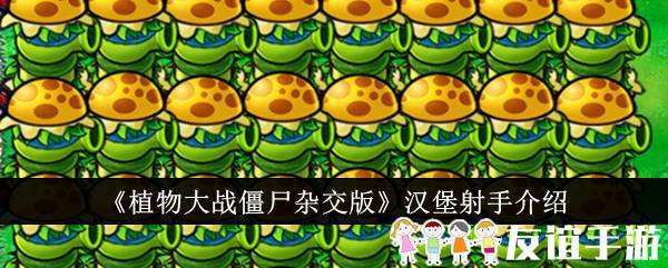 植物大战僵尸杂交版汉堡射手介绍