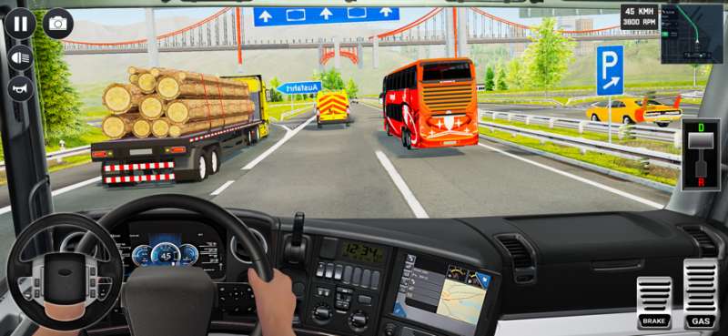 半卡车驾驶模拟器ios版1