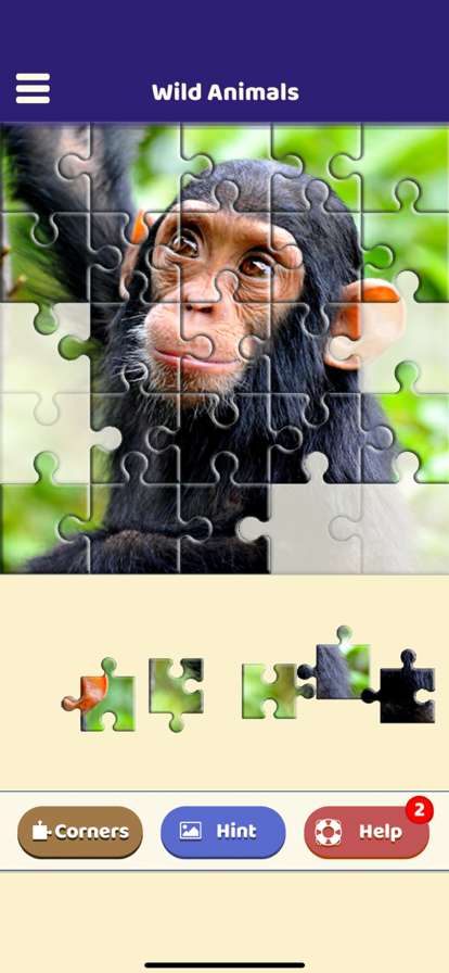Wild Animals Jigsaw Puzzleios版2