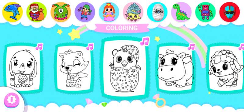 Coloring : Cute Hatchios版0