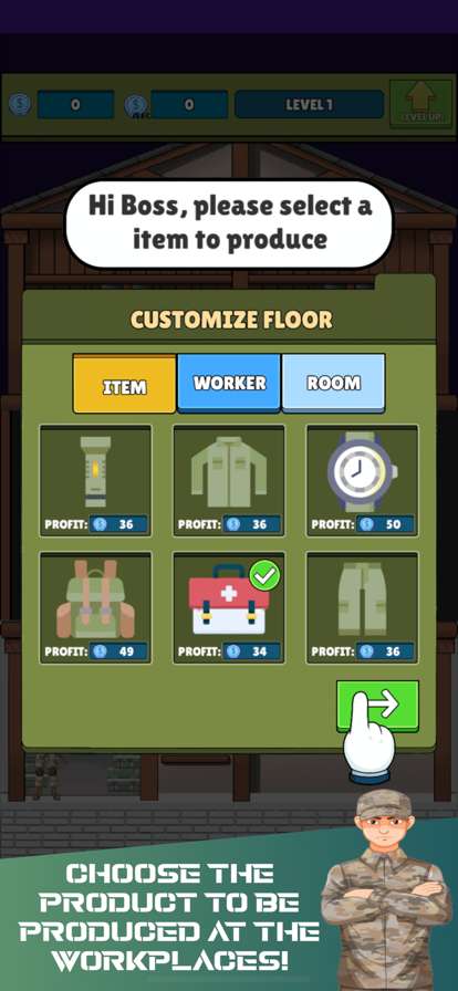 Idle Military Factory Tycoonios版0