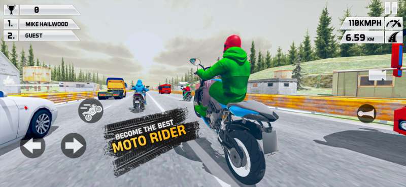Moto Traffic Bike Gameios版1