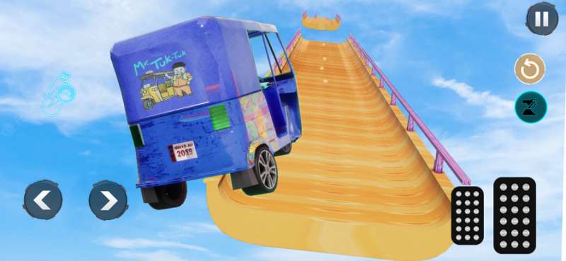 Auto Rikshaw Mega Ramp Stuntios版1