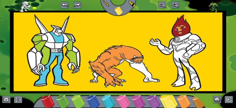 Ben Alien 10 Coloringsios版4