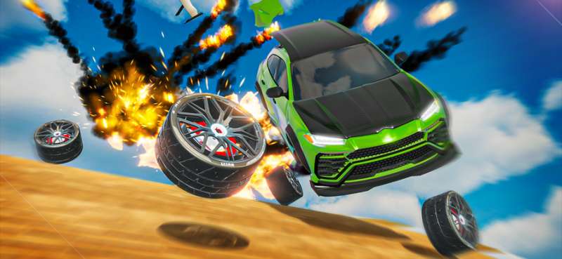 Mega Ramp Stunts Cars Gameios版2