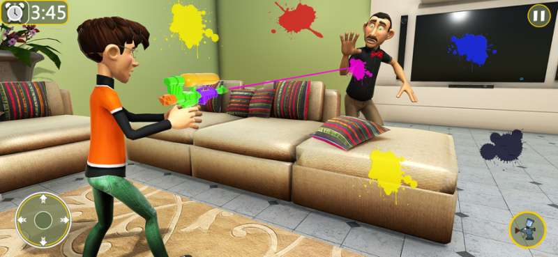 Yellow Neighbor Escape Game 3Dios版1