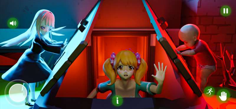 可怕的女孩恐怖屋游戏：邪恶的女婴令人毛骨悚然的房子逃脱ios版1