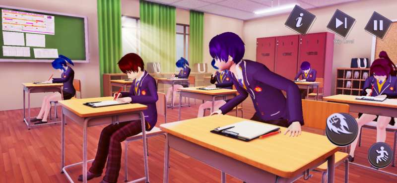 日本动画片高的学校男孩生活辛ios版2