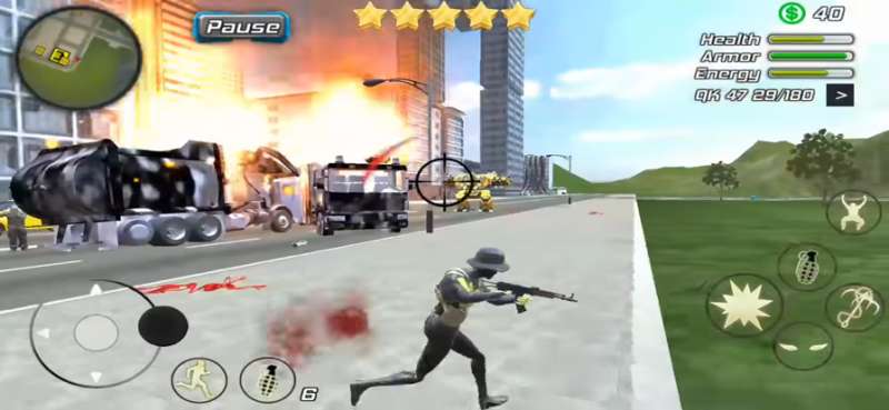 Spider Rope Flying City Heroios版4