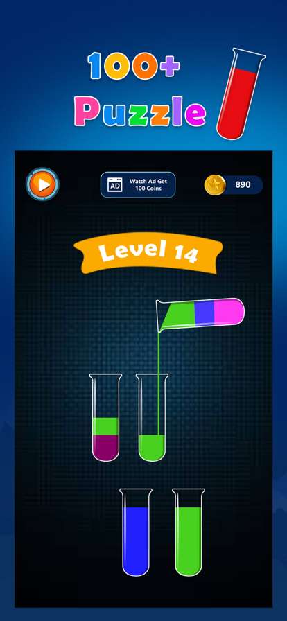 Water Sort Puzzle : Color Fillios版2