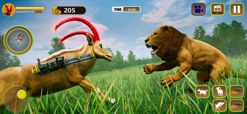 可怕的山羊荒野生活模擬ios版0