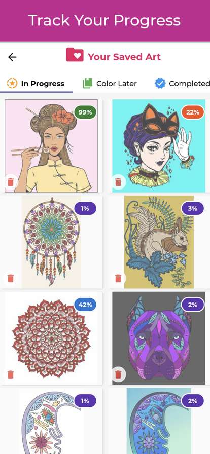 Coloring Book by Number Proios版6