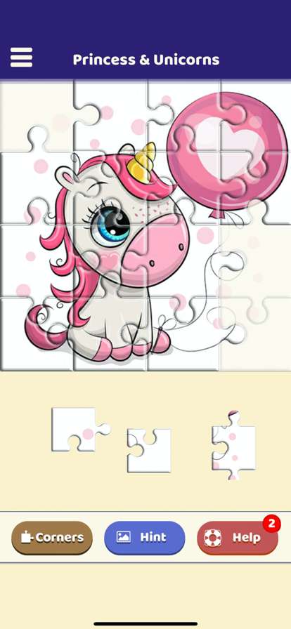 Princess & Unicorns Puzzleios版1