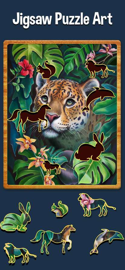 动物拼图, 魔术积木ios版1