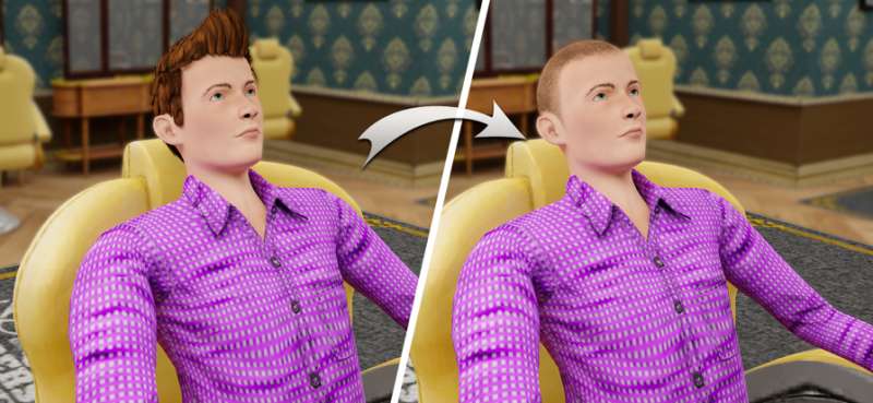 理发店理发游戏 3dios版2