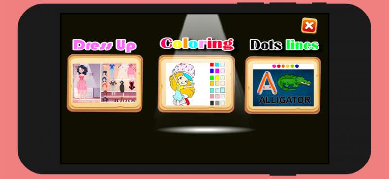 Dress Up Coloring Dots linesios版0