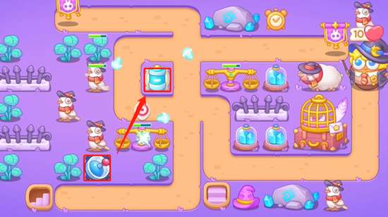 保卫萝卜4阿波与魔法宝藏第70关攻略，阿波与魔法宝藏第70关图文通关流程