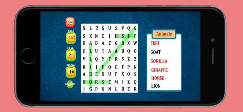 Word Search Puzzle Swipeios版2
