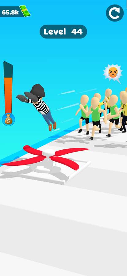 钱乐趣跑步种族 3Dios版0