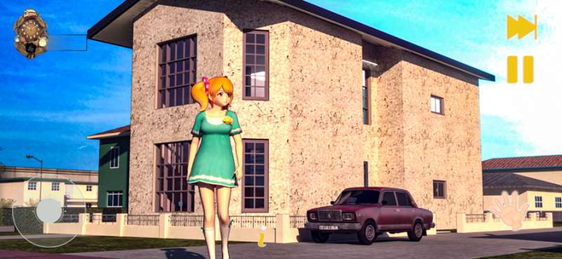 动漫女高中生3D生活ios版3