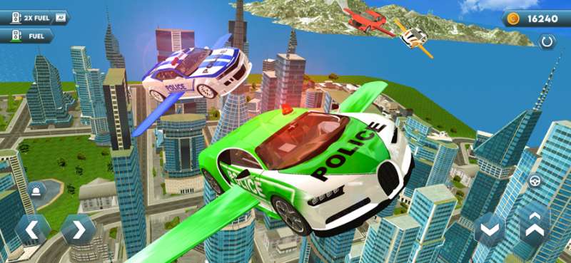 Flying Car: Police Car Gamesios版2