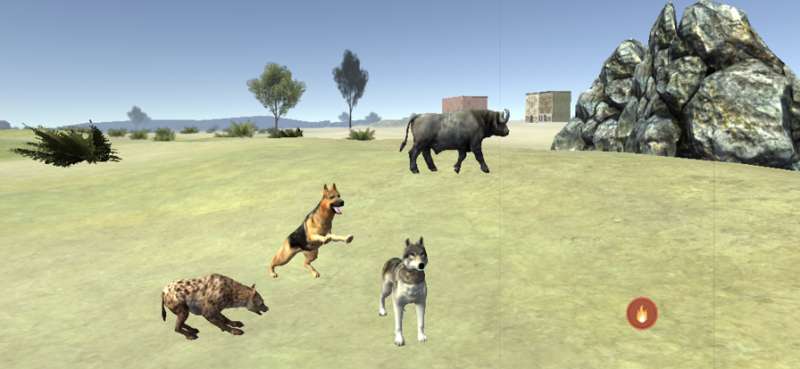Wolf Run Animal Fight 3Dios版1