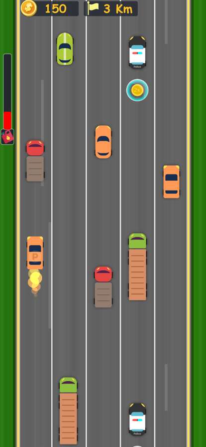 Traffic Car Racing 2D Gameios版1