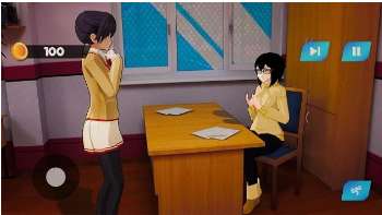 SakuraSchoolGirlLife3Dios版1