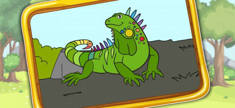 可爱的动物着色书乐趣ios版2