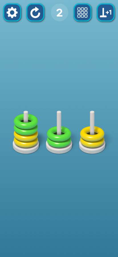 彩色箍游戏 : 戒指颜色排序游戏ios版3