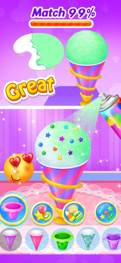 Snow Cone Coloring Matchios版2