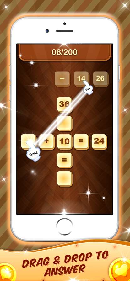 Math Pieces Cross Puzzle Gameios版0