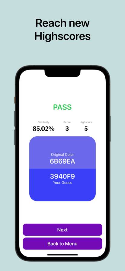 HexQuiz: Color Guessing Gameios版2